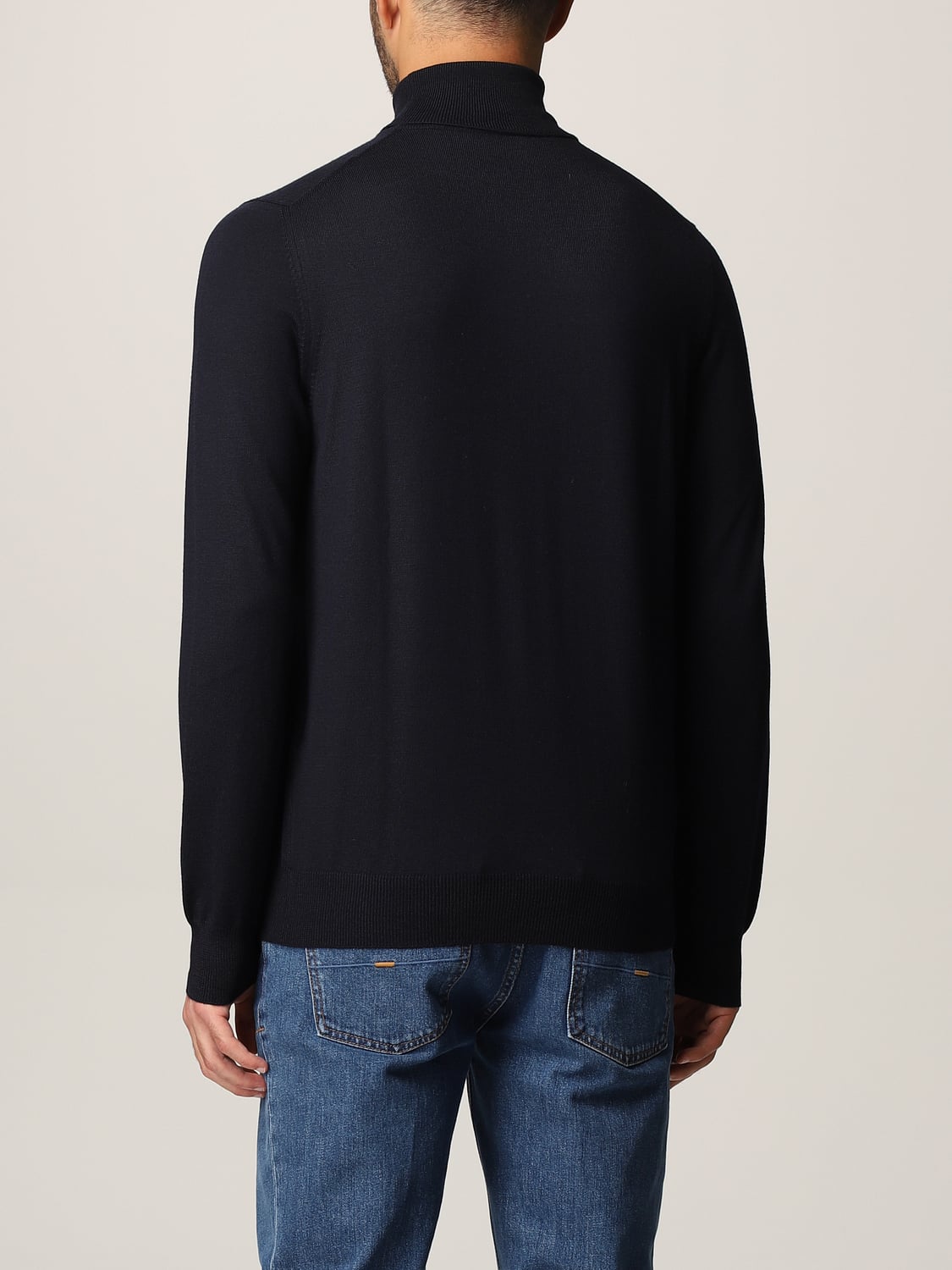 FAY PULLOVER: Fay Herren Pullover, Navy - Img 3