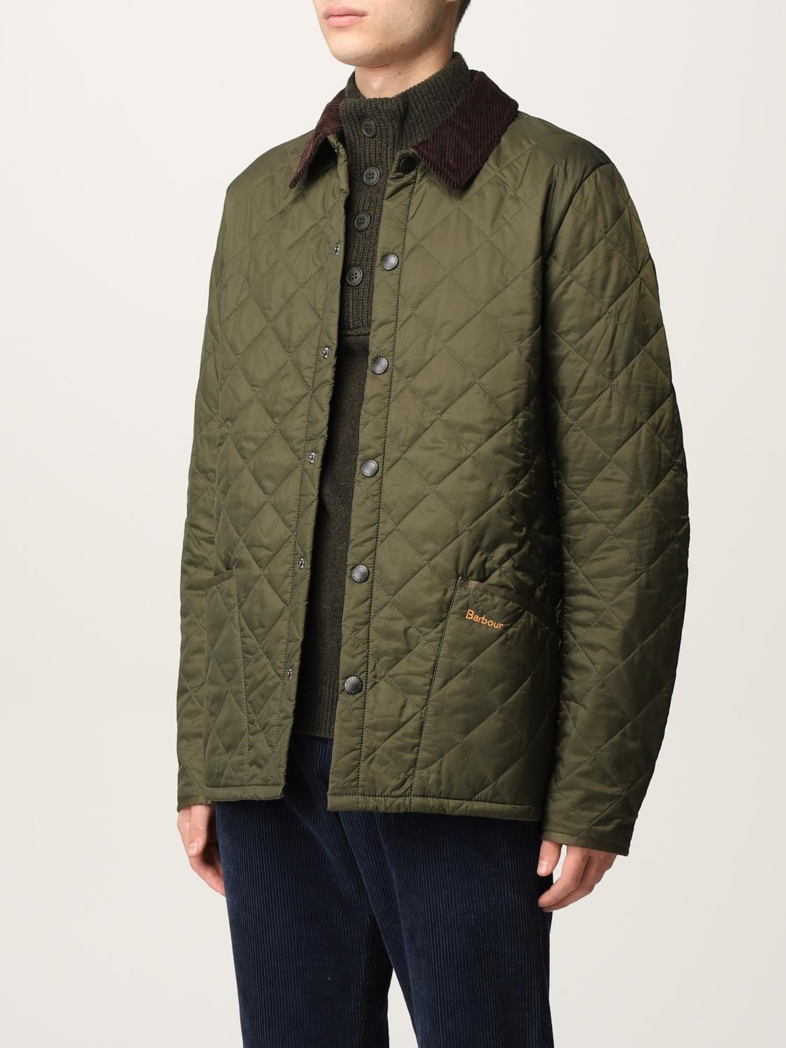 BARBOUR JACKET: Heritage liddesdale quilted, Olive - Img 3