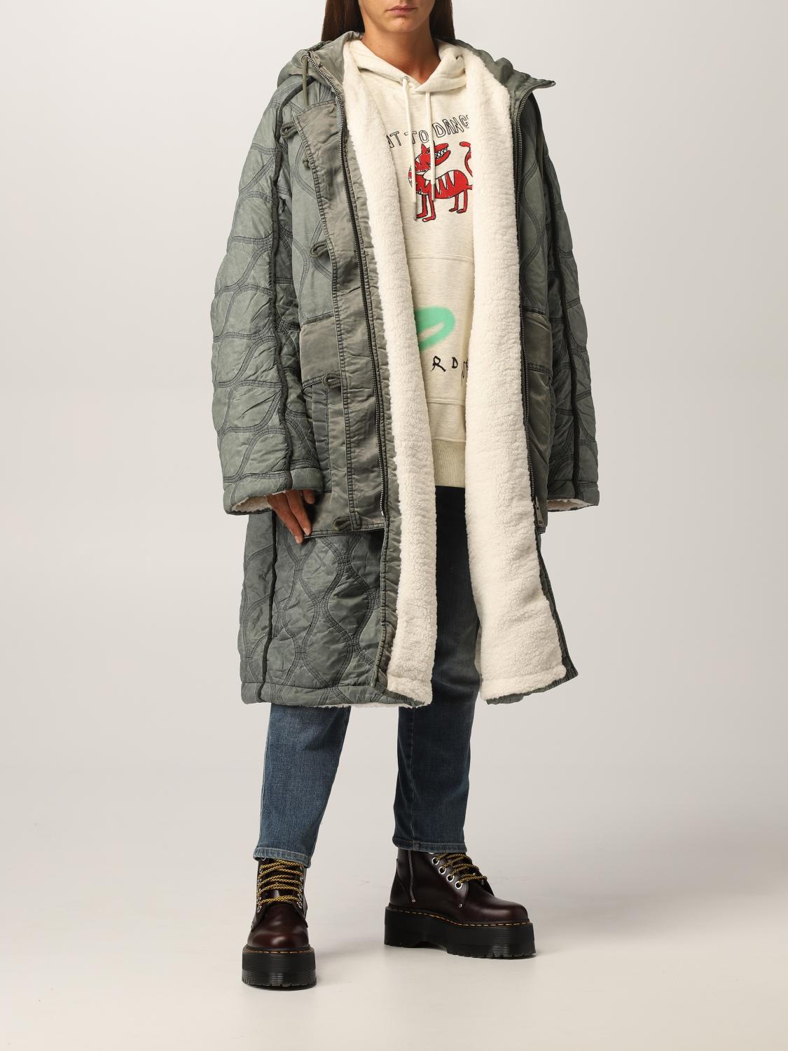 DIESEL: Reversible over parka - Grey | Diesel jacket A04716 DIESEL: Reversible over parka - Grey | Diesel jacket A04716