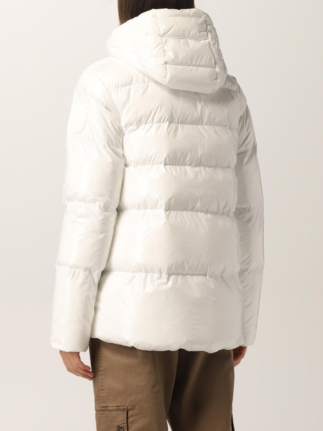 Pinko down jacket in crystal nylon - White | 1G16NF Y767 | GIGLIO.COM Pinko down jacket in crystal nylon - White | 1G16NF Y767 | GIGLIO.COM
