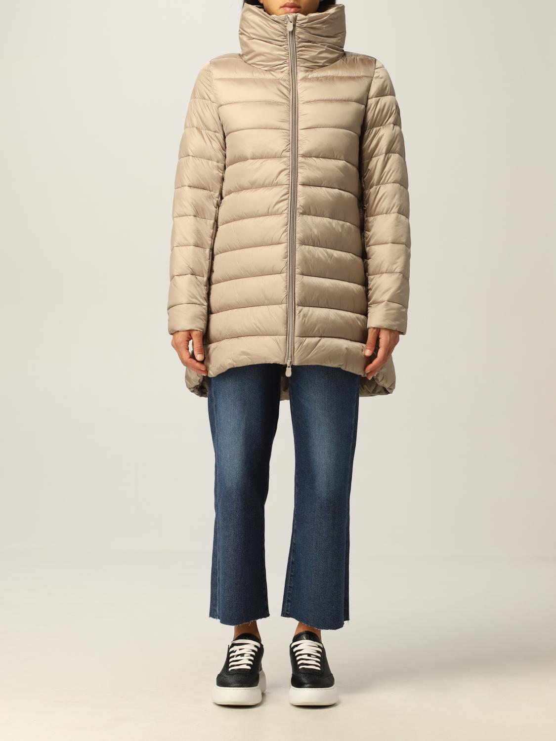 SAVE THE DUCK CHAQUETA: Chaqueta mujer Save The Duck, Beige - Img 1