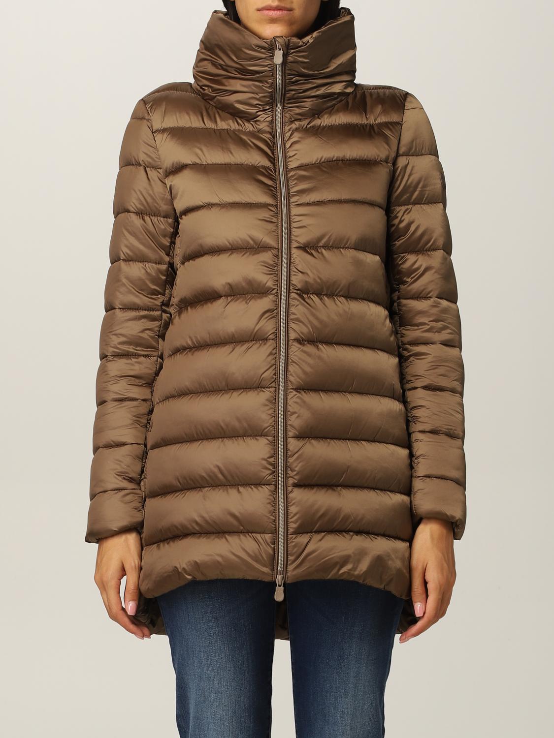 SAVE THE DUCK CHAQUETA: Chaqueta mujer Save The Duck, Marrón - Img 1