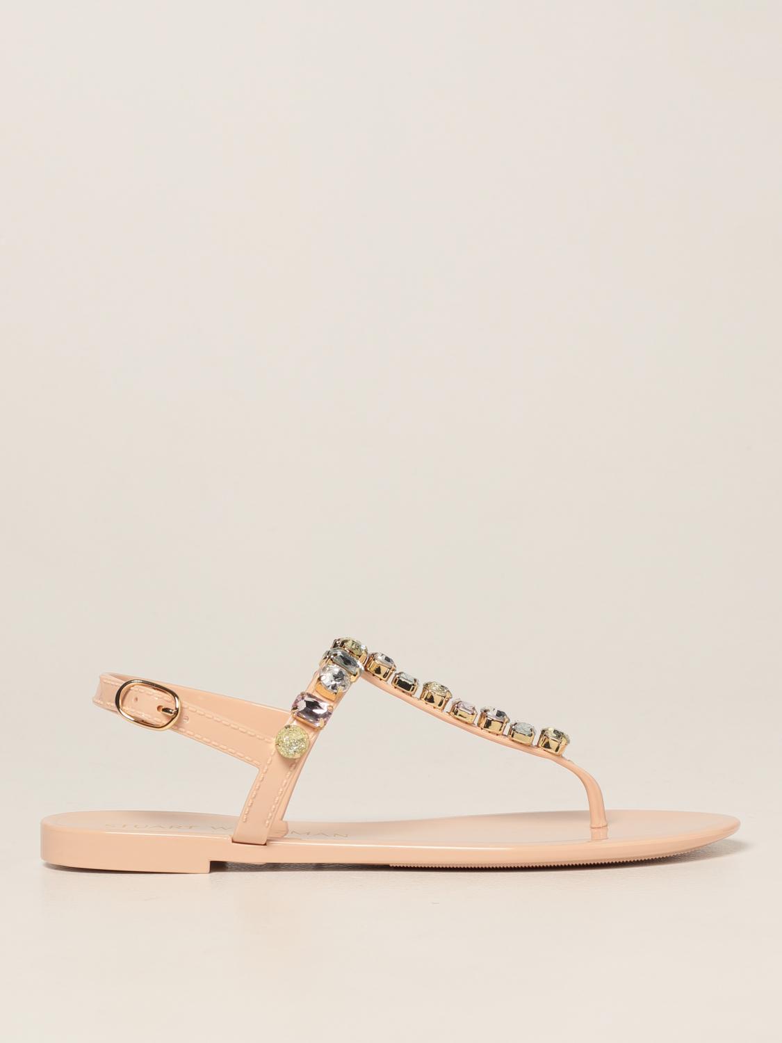Jaide gem jelly flat sandals Stuart Weitzman