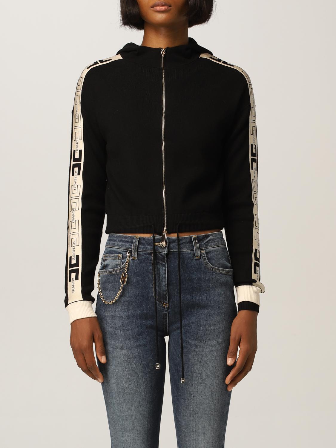 felpa elisabetta franchi rosa