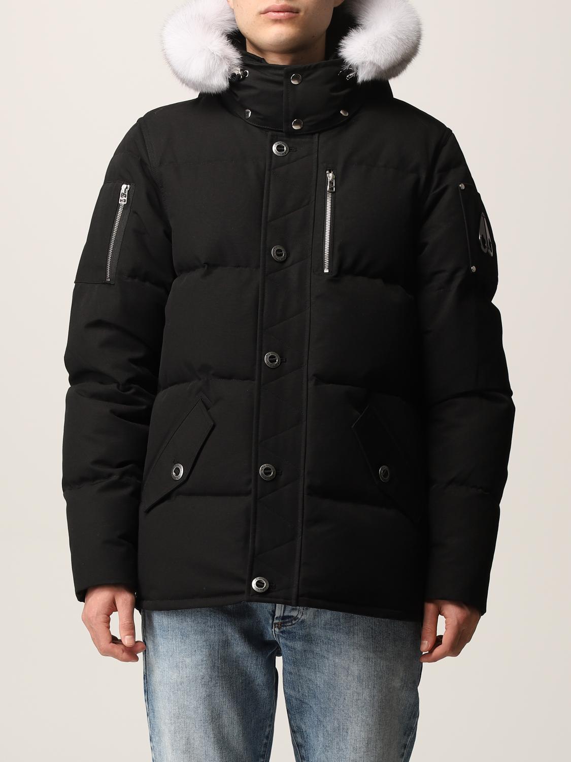 MOOSE KNUCKLES: Jacket men - Black | Moose Knuckles jacket