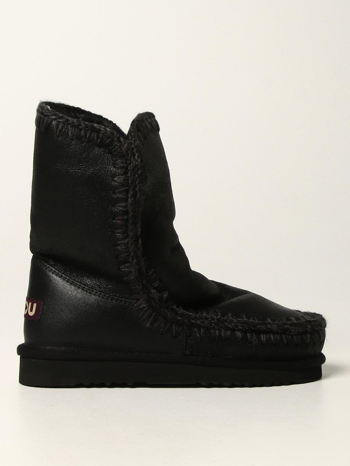 Mou Stivaletto Mou Nere Pelle Sneaker Mou Alte Nere Di Pelle Mou