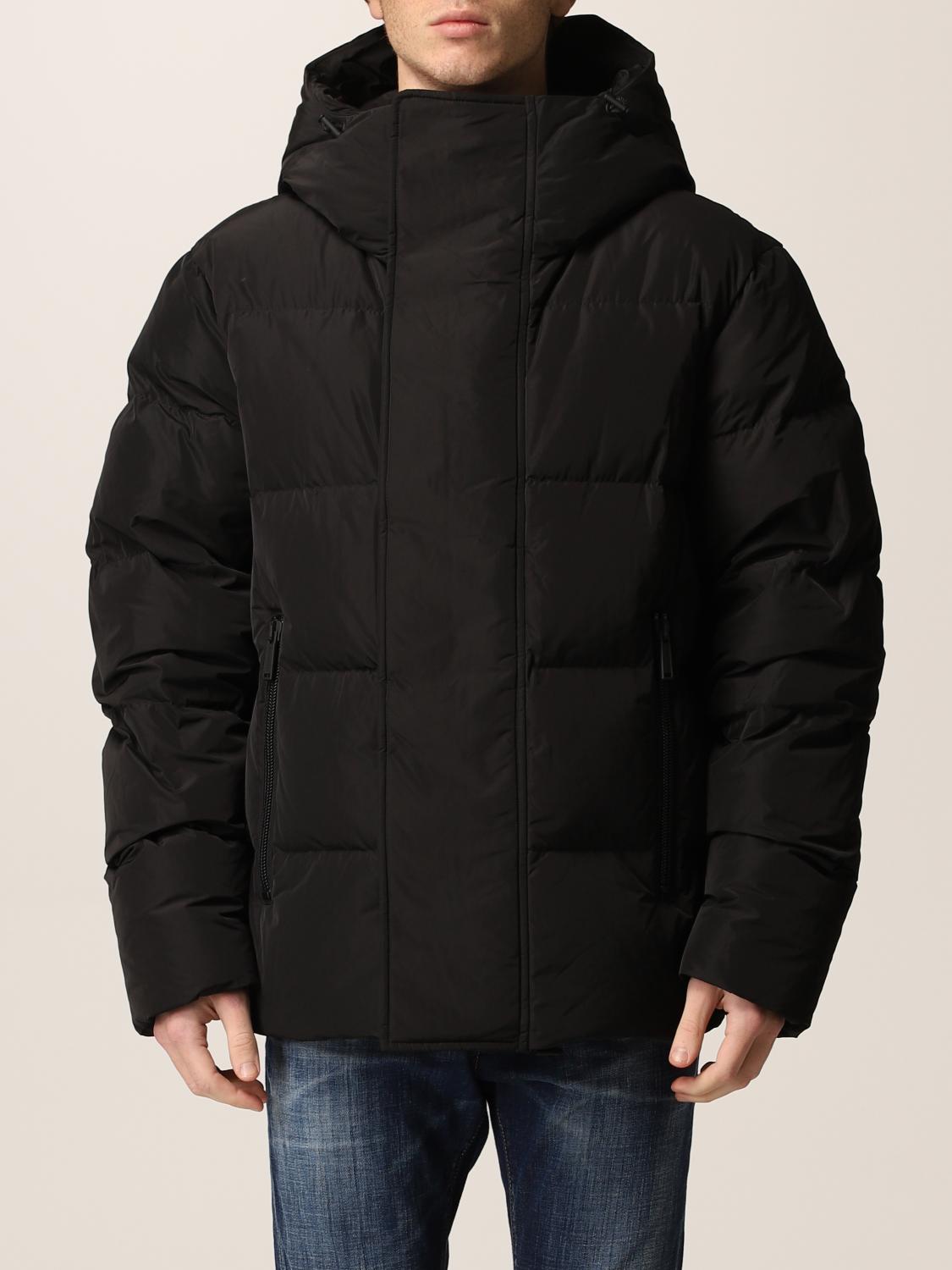 DSQUARED2 JACKET: Dsquared2 puffer down jacket in technical fabric, Black - Img 1