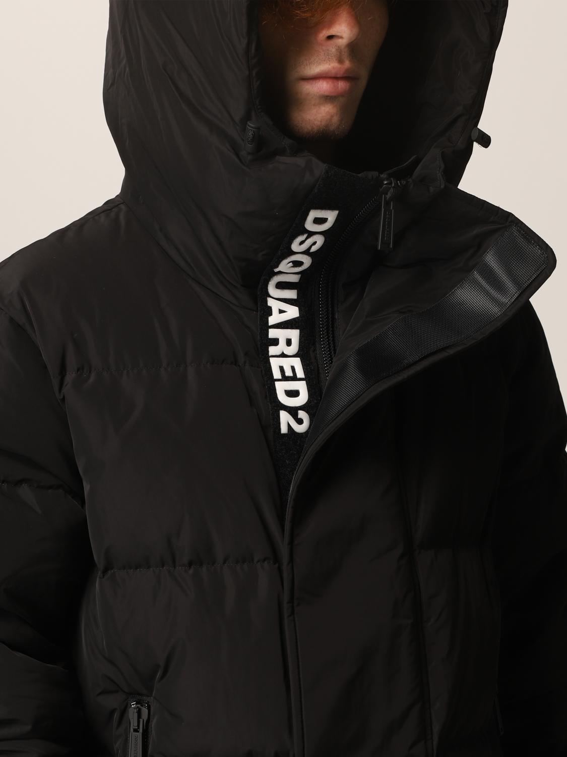 DSQUARED2 JACKET: Dsquared2 puffer down jacket in technical fabric, Black - Img 5