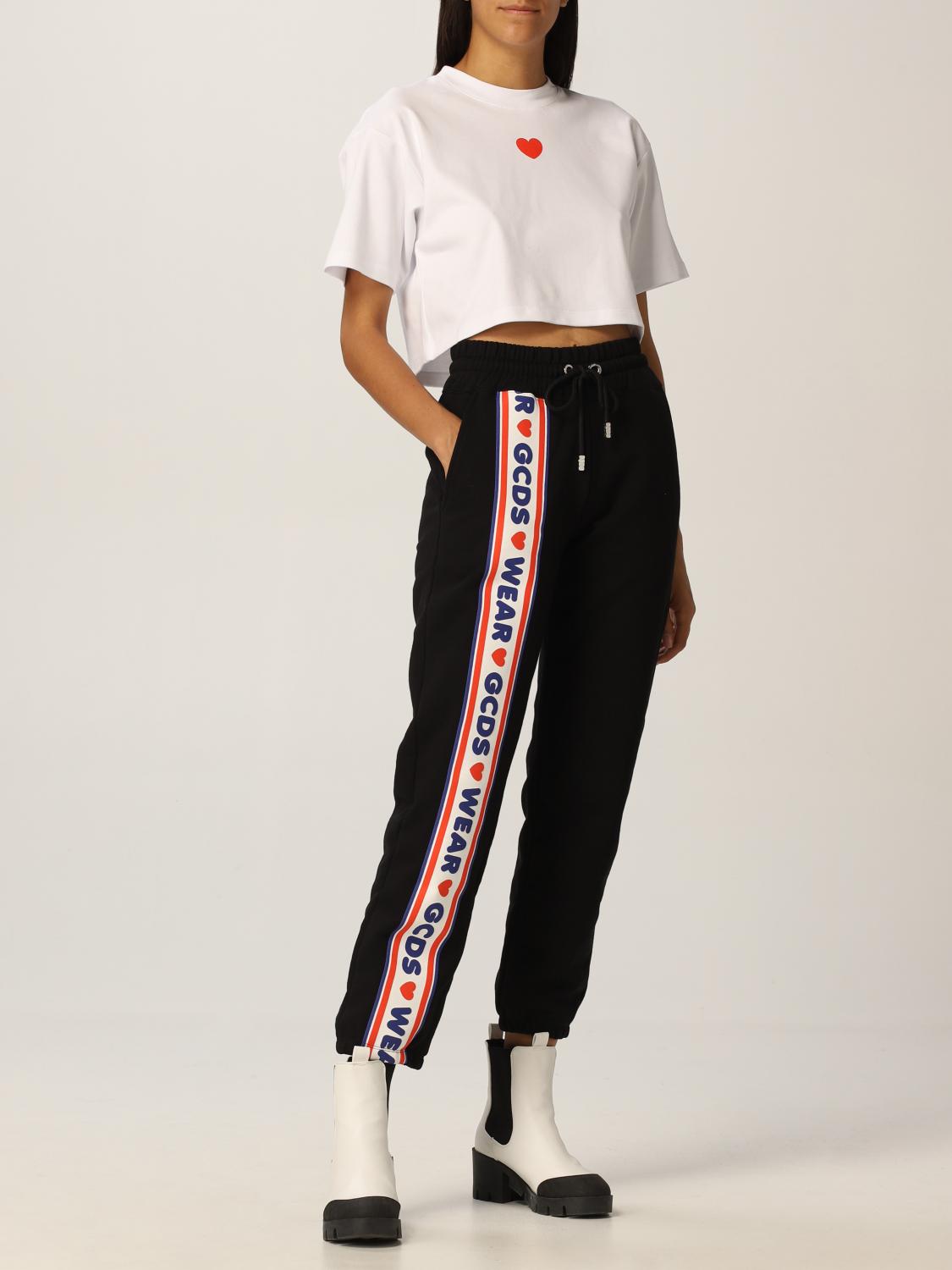GCDS PANTALONES: Pantalón mujer GCDS, Negro - Img 2
