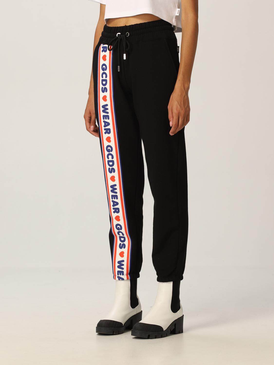 GCDS PANTALONES: Pantalón mujer GCDS, Negro - Img 4