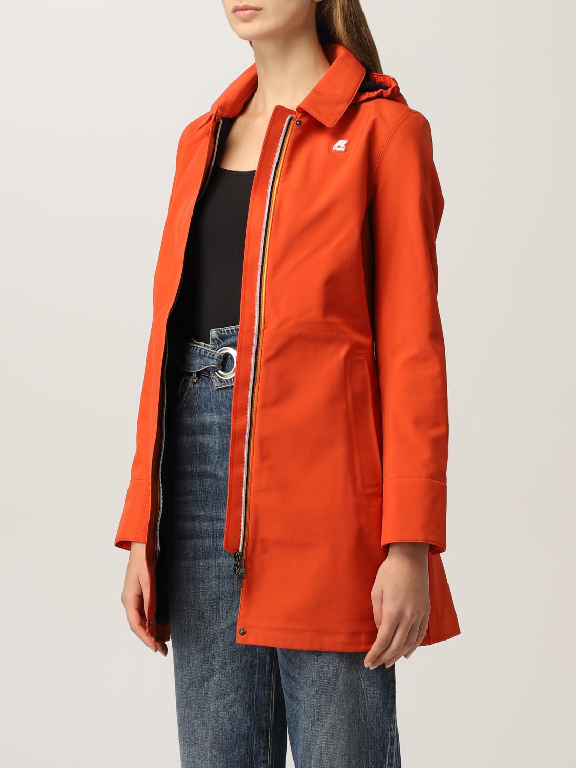 K-WAY JACKET: Coat women K-way, Red - Img 3