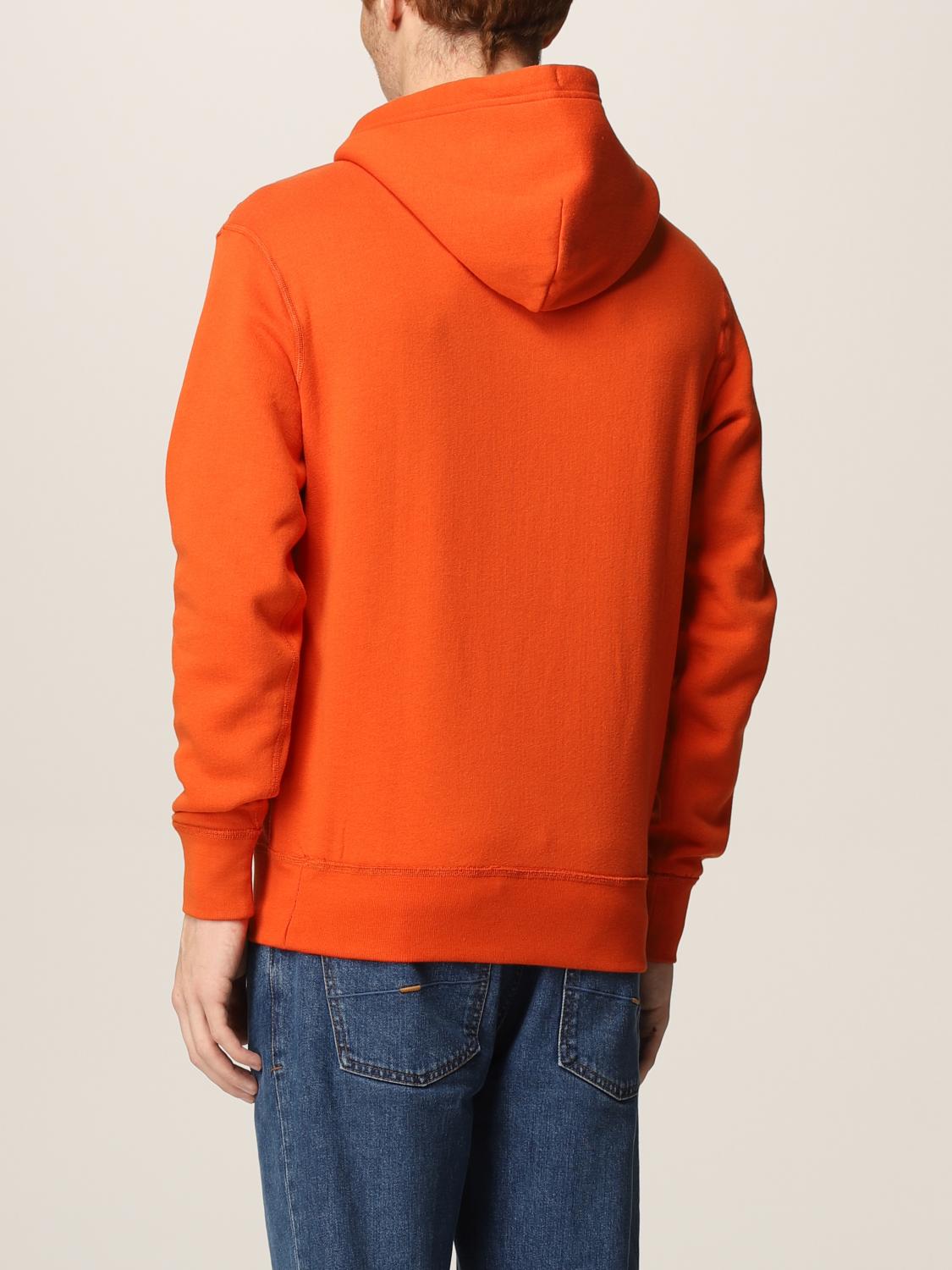 POLO RALPH LAUREN: sweatshirt with logo - Orange | Polo Ralph