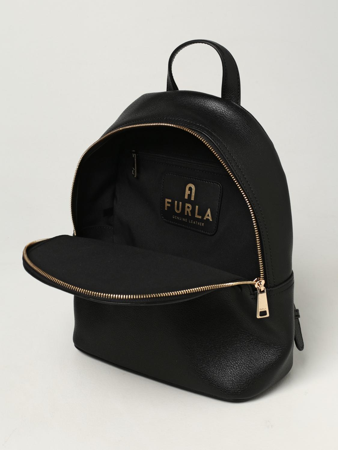 Furla backpack in grained leather - Black | WB00433AX0732 | GIGLIO.COM