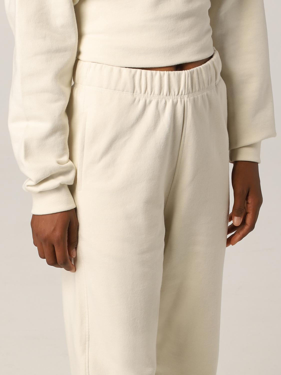 ボトムスその他 Ganni SS23 Ivory cotton blend joggers (T2925 135) Ganni Track pants and sweatpants for Women | Online Sale up