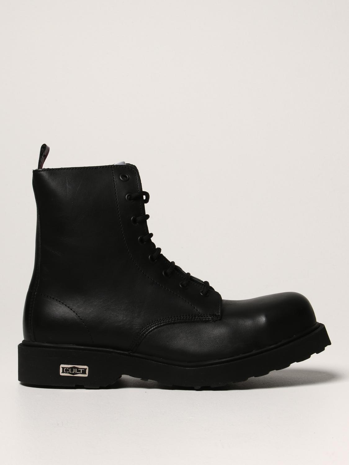 Anfibi Cult Scarpe Bordeaux Cult Bolt Cult Punta Di Ferro Anfibi - Main Image