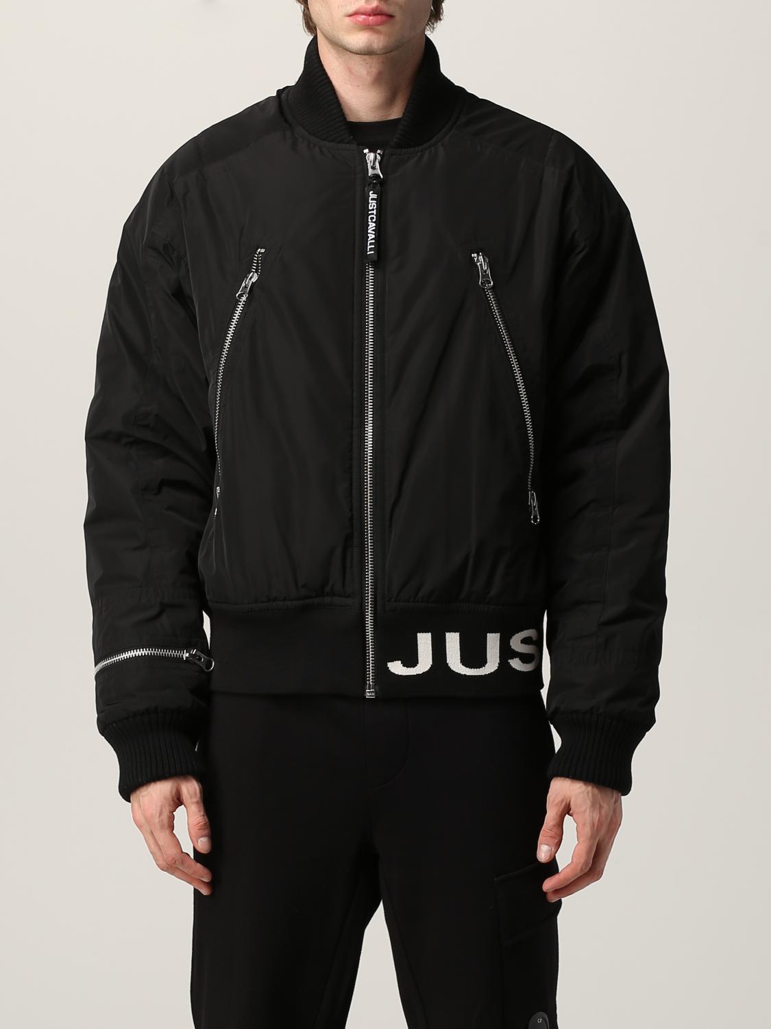 ジャケット・アウター SS11 Just Cavalli Flight Jacket Just Cavalli ZIP JACKET - Bomber Jacket - black - Zalando.co.uk