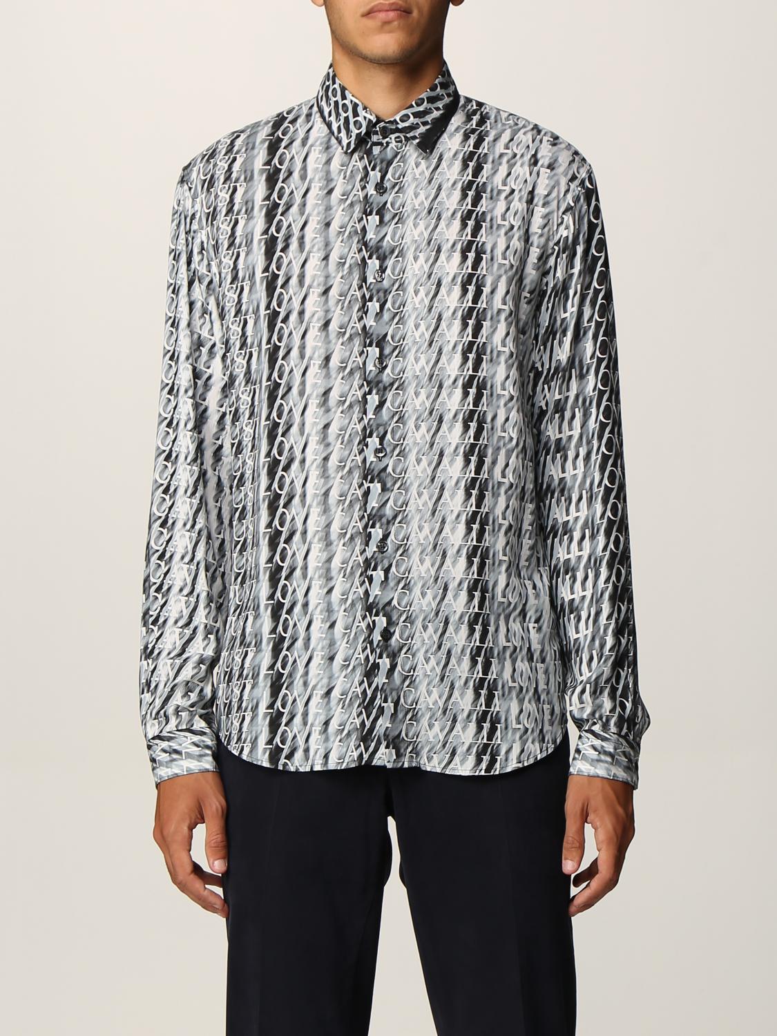 JUST CAVALLI HEMD: Just Cavalli Herren Hemd, Schwarz - Img 1