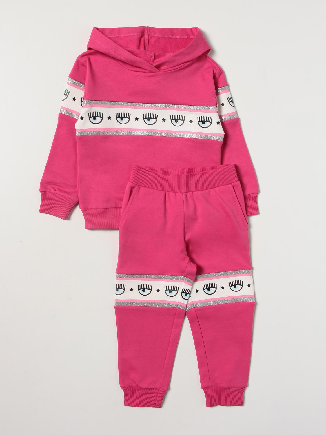 CHIARA FERRAGNI: Felpa Monnalisa eyelikes Fuxia Maglia Chiara