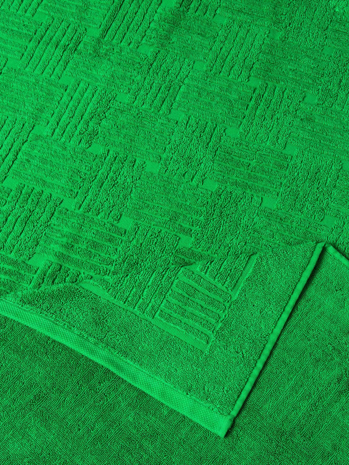 Bottega Veneta terry beach towel - Green | 6526873V106 | GIGLIO.COM