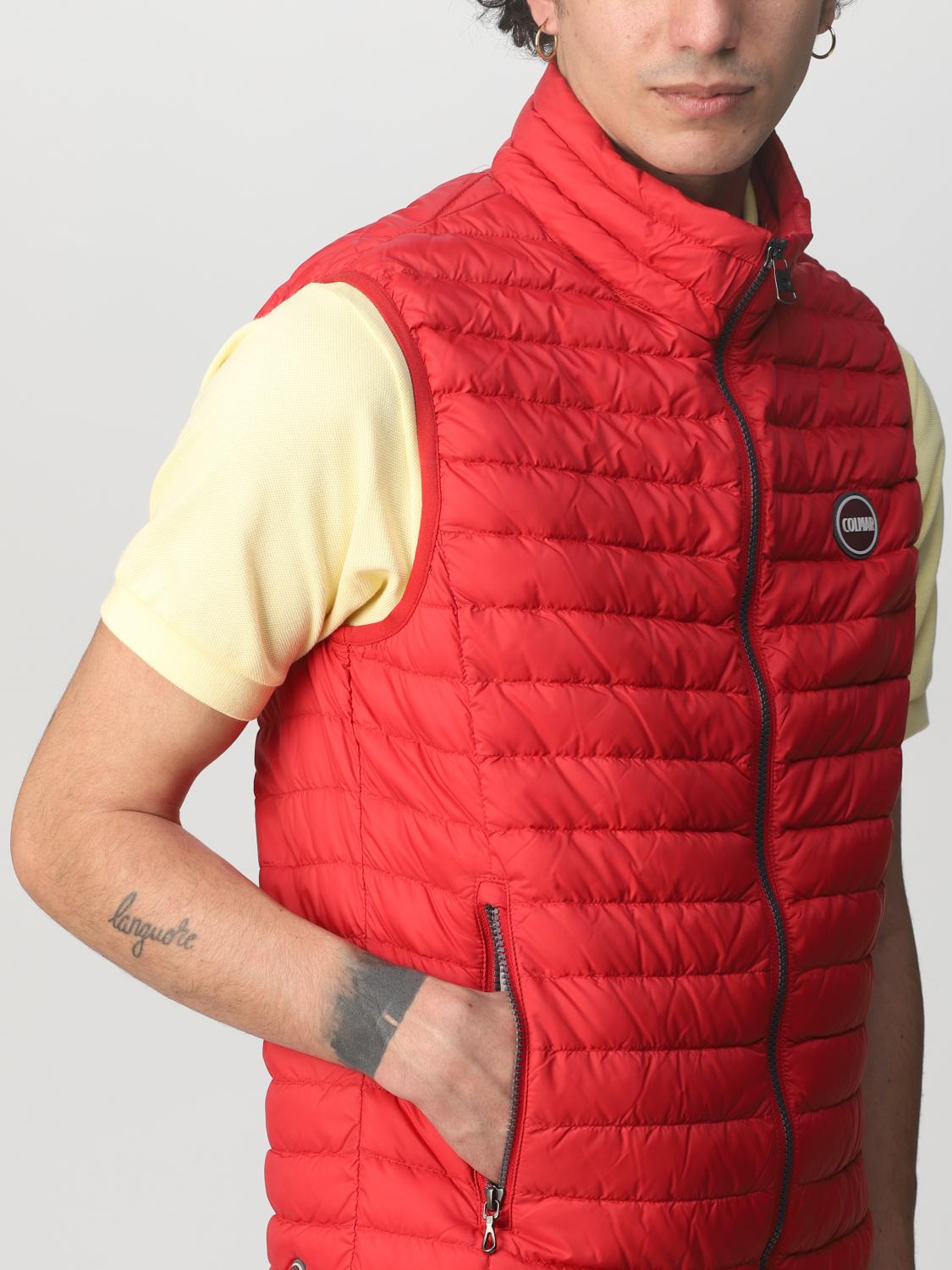 COLMAR SUIT VEST: Jacket men Colmar, Red - Img 4