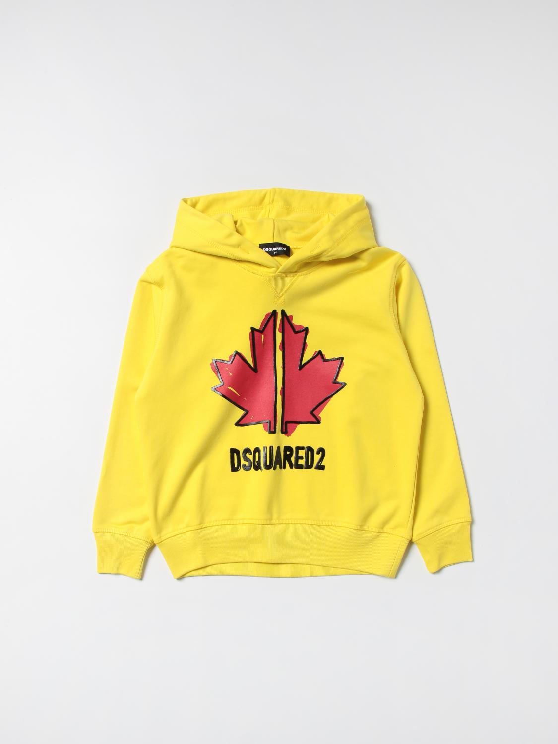 DSQUARED2 PULLOVER: Dsquared2 Junior Jungen Pullover, Gelb - Img 1