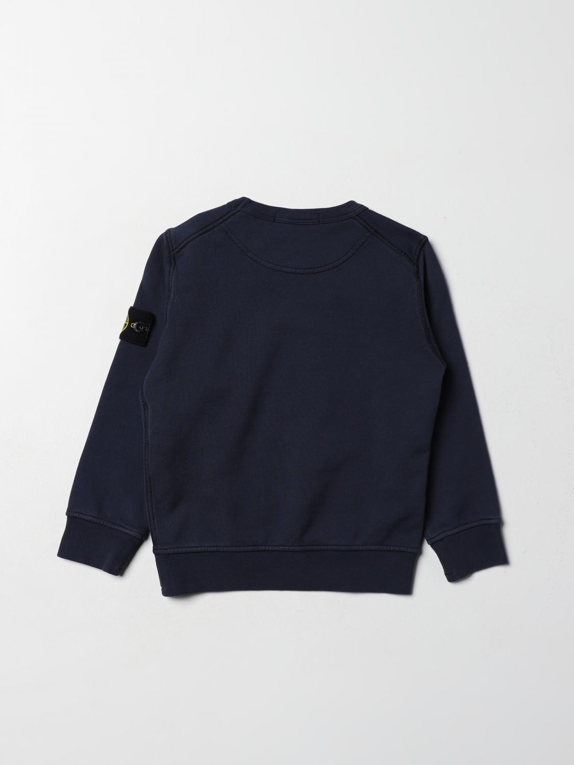 STONE ISLAND JUNIOR PULLOVER: Stone Island Junior Jungen Pullover, Blau - Img 2