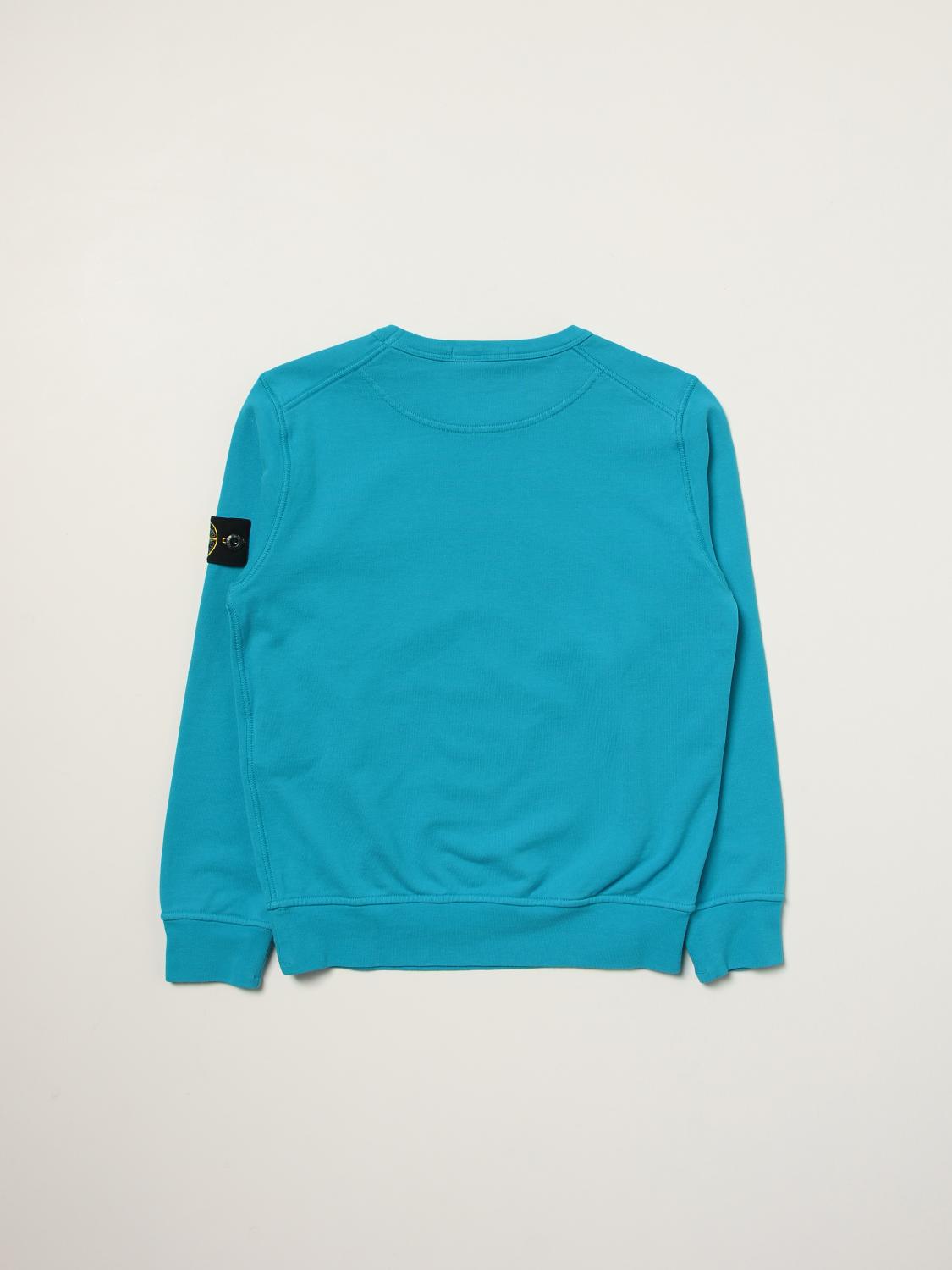 STONE ISLAND JUNIOR PULLOVER: Stone Island Junior Jungen Pullover, Hellblau - Img 2