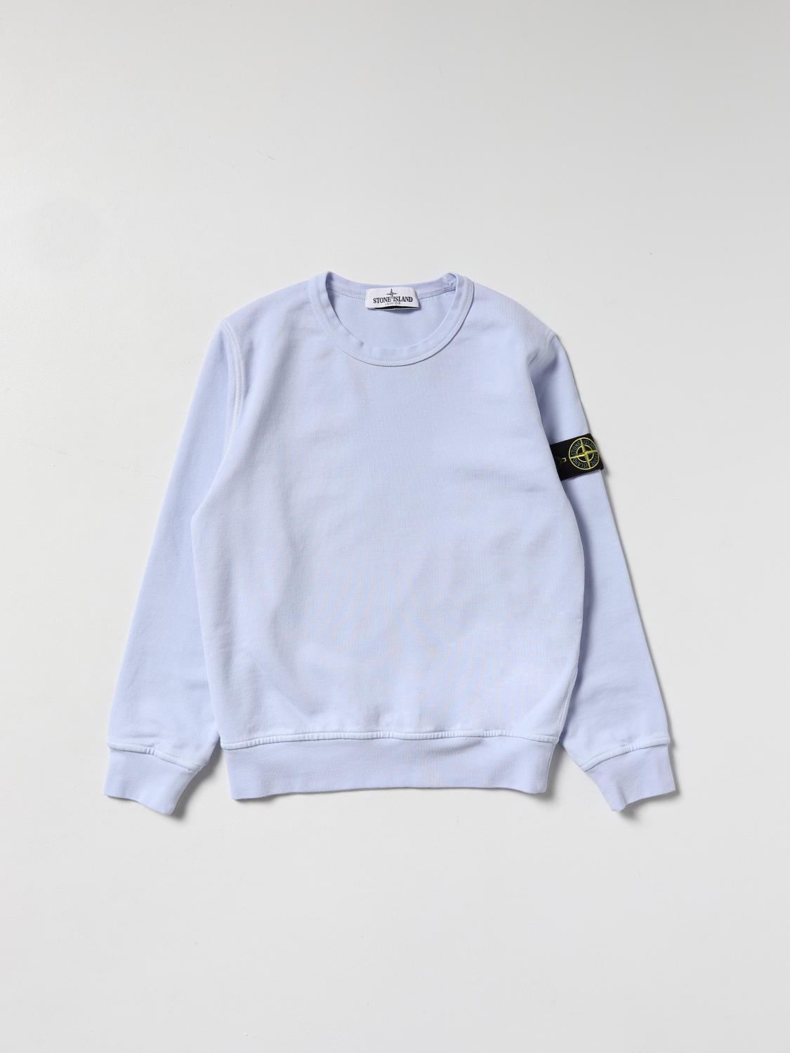 STONE ISLAND JUNIOR PULLOVER: Stone Island Junior Jungen Pullover, Violett - Img 1