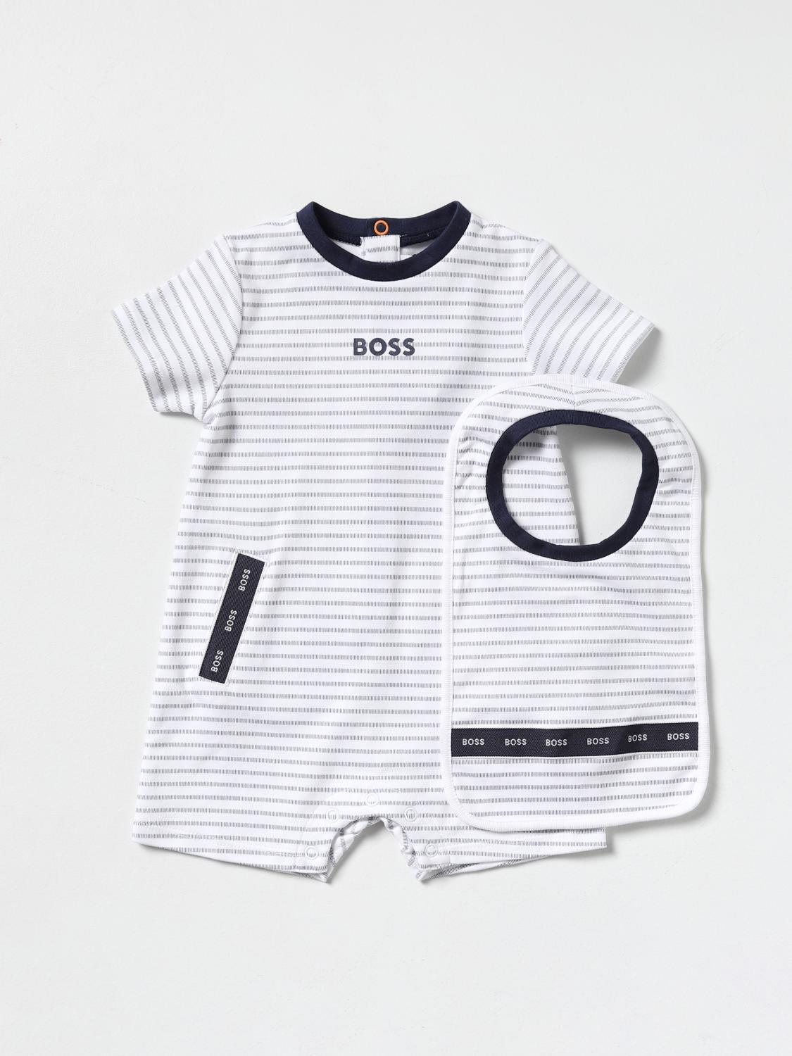 Romper Hugo Boss Baby Boy Coat Designer Hugo Boss Baby Boys Navy