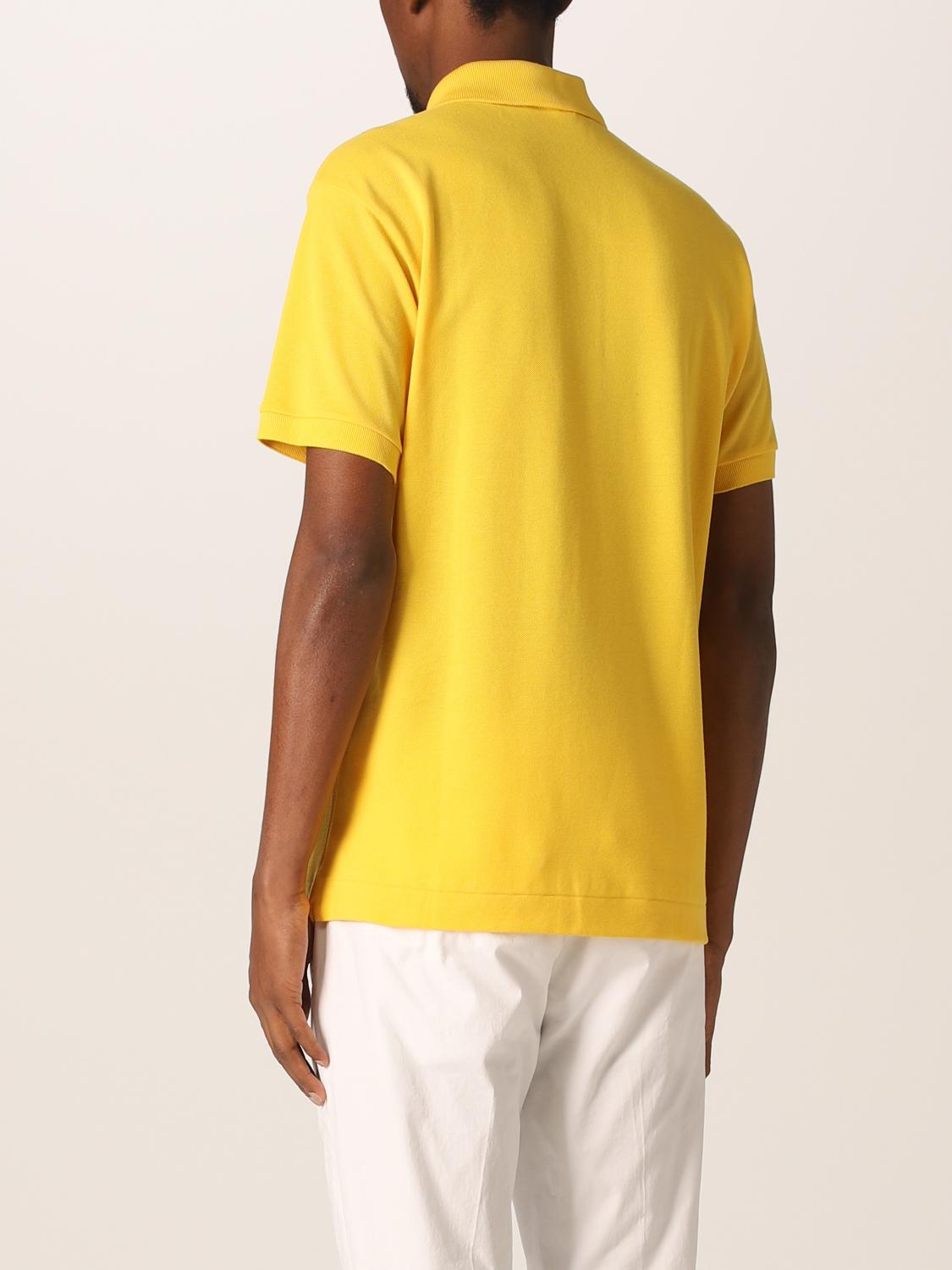 LACOSTE POLO: Polo básico Lacoste con logo, Amarillo - Img 2