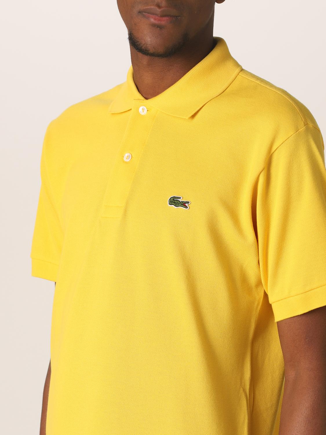 LACOSTE POLO: Polo básico Lacoste con logo, Amarillo - Img 3