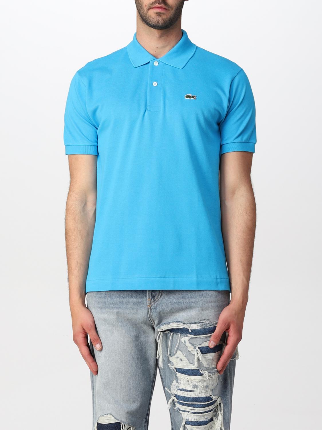 LACOSTE POLO: Polo básico Lacoste con logo, Turquesa - Img 1