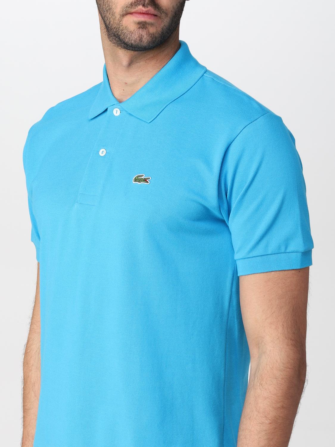 LACOSTE POLO: Polo básico Lacoste con logo, Turquesa - Img 3
