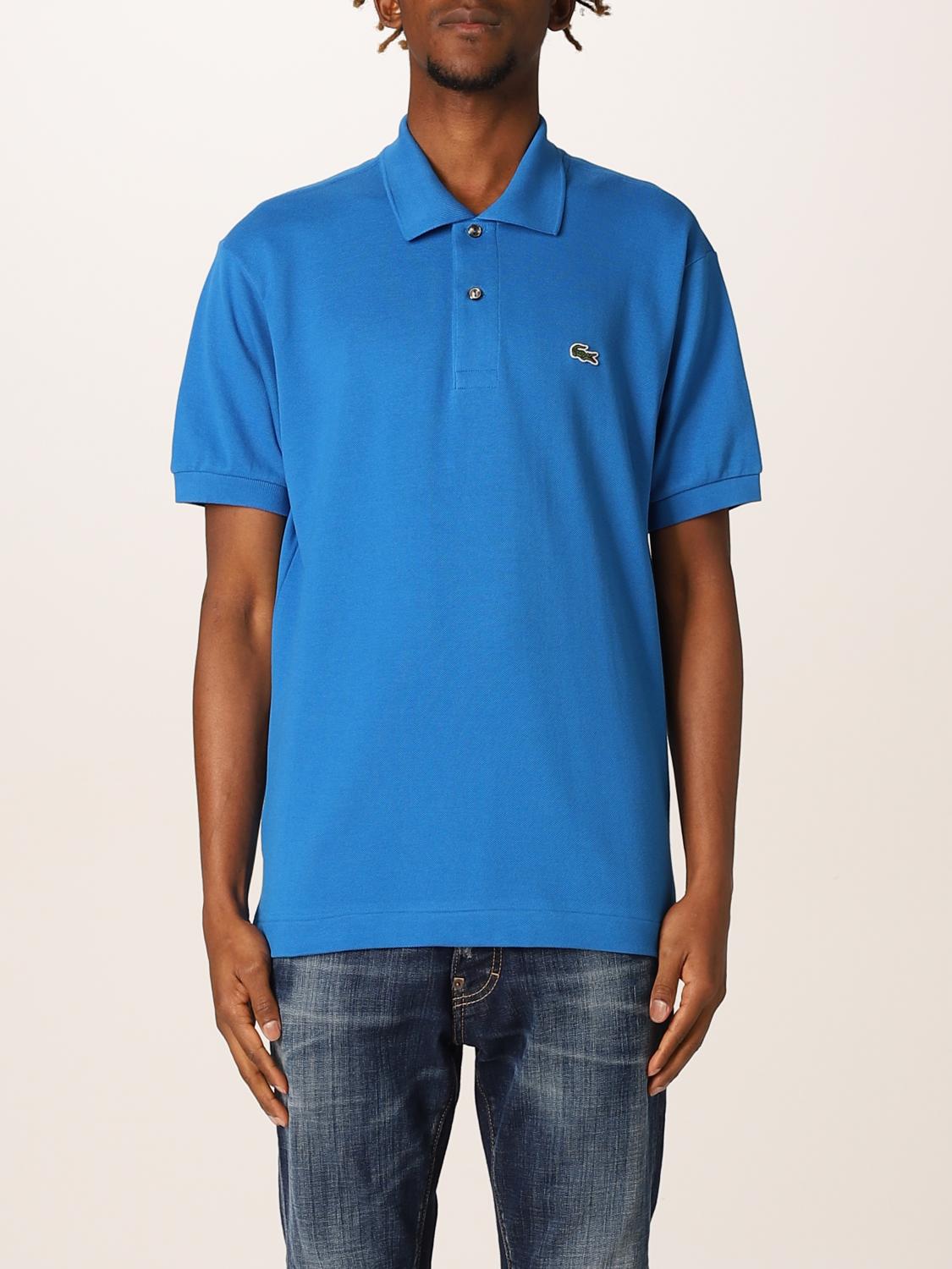 LACOSTE POLO: Polo básico Lacoste con logo, Azul Oscuro - Img 1