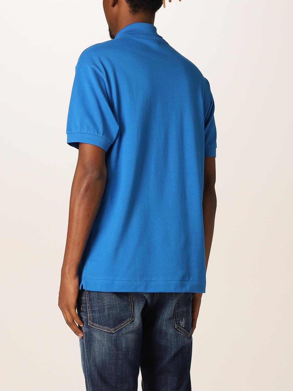 LACOSTE POLO: Polo básico Lacoste con logo, Azul Oscuro - Img 2