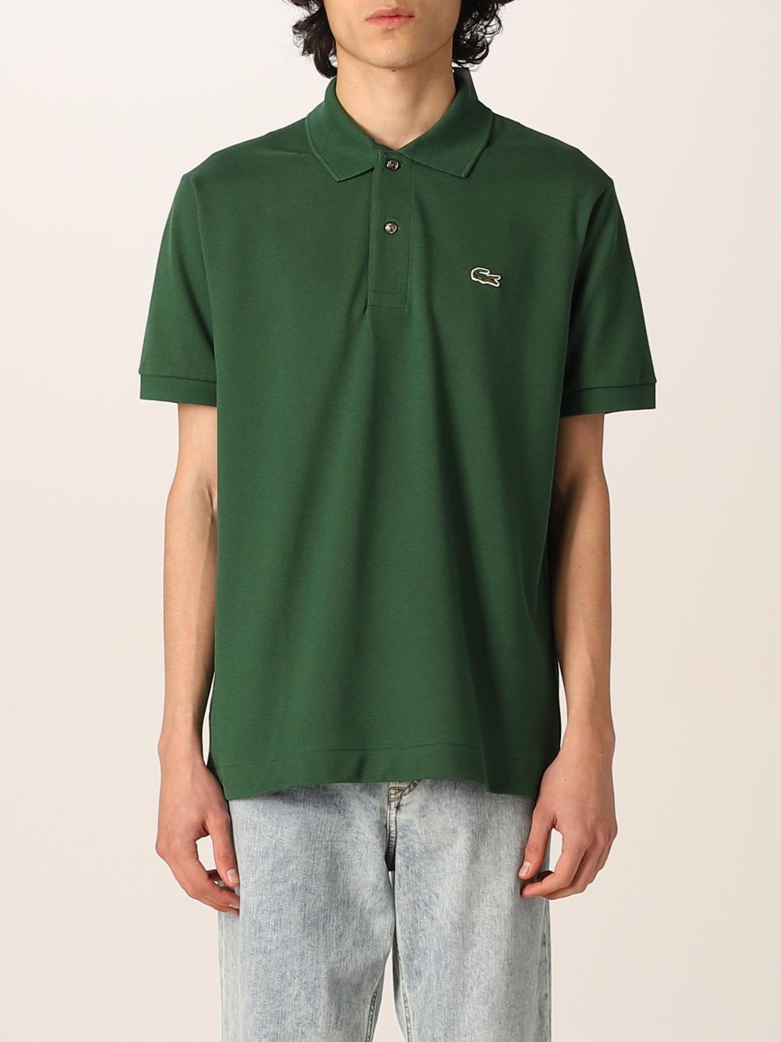 LACOSTE POLO: Polo básico Lacoste con logo, Verde - Img 1