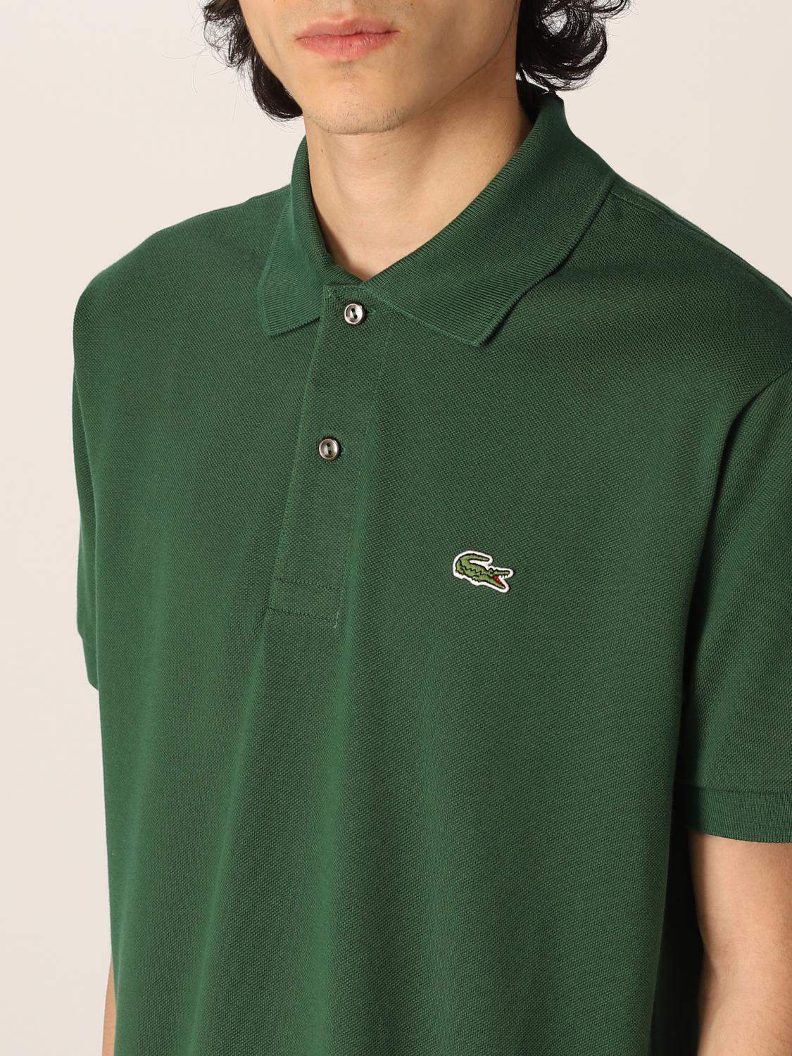LACOSTE POLO: Polo básico Lacoste con logo, Verde - Img 3