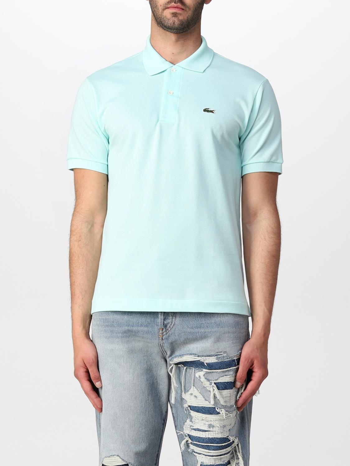 LACOSTE POLO: Polo básico Lacoste con logo, Agua - Img 1