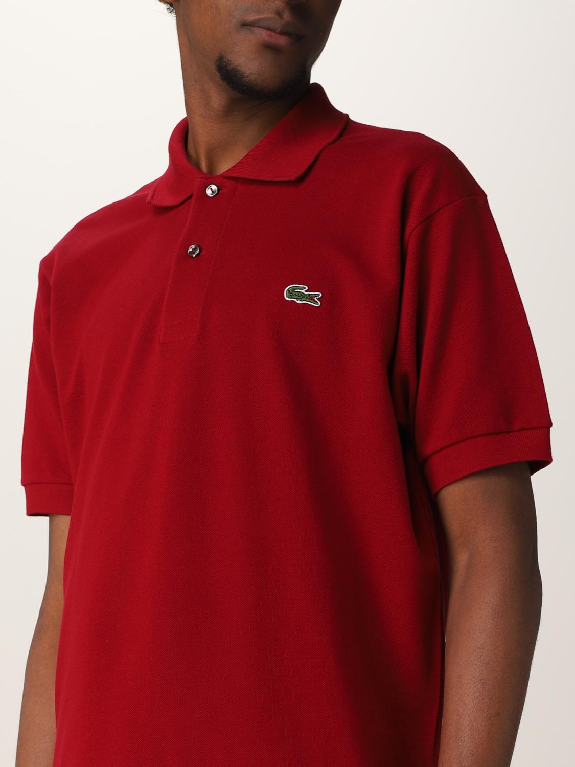 LACOSTE POLO: Polo básico Lacoste con logo, Granate - Img 3