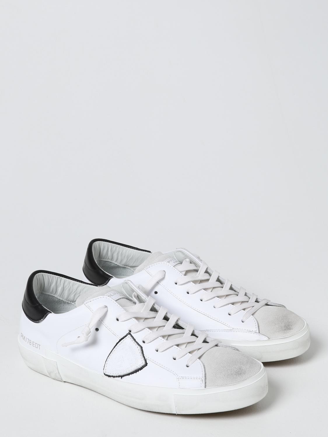 PHILIPPE MODEL SNEAKERS: Prsx Veau Philippe Model sneakers in leather, White - Img 2