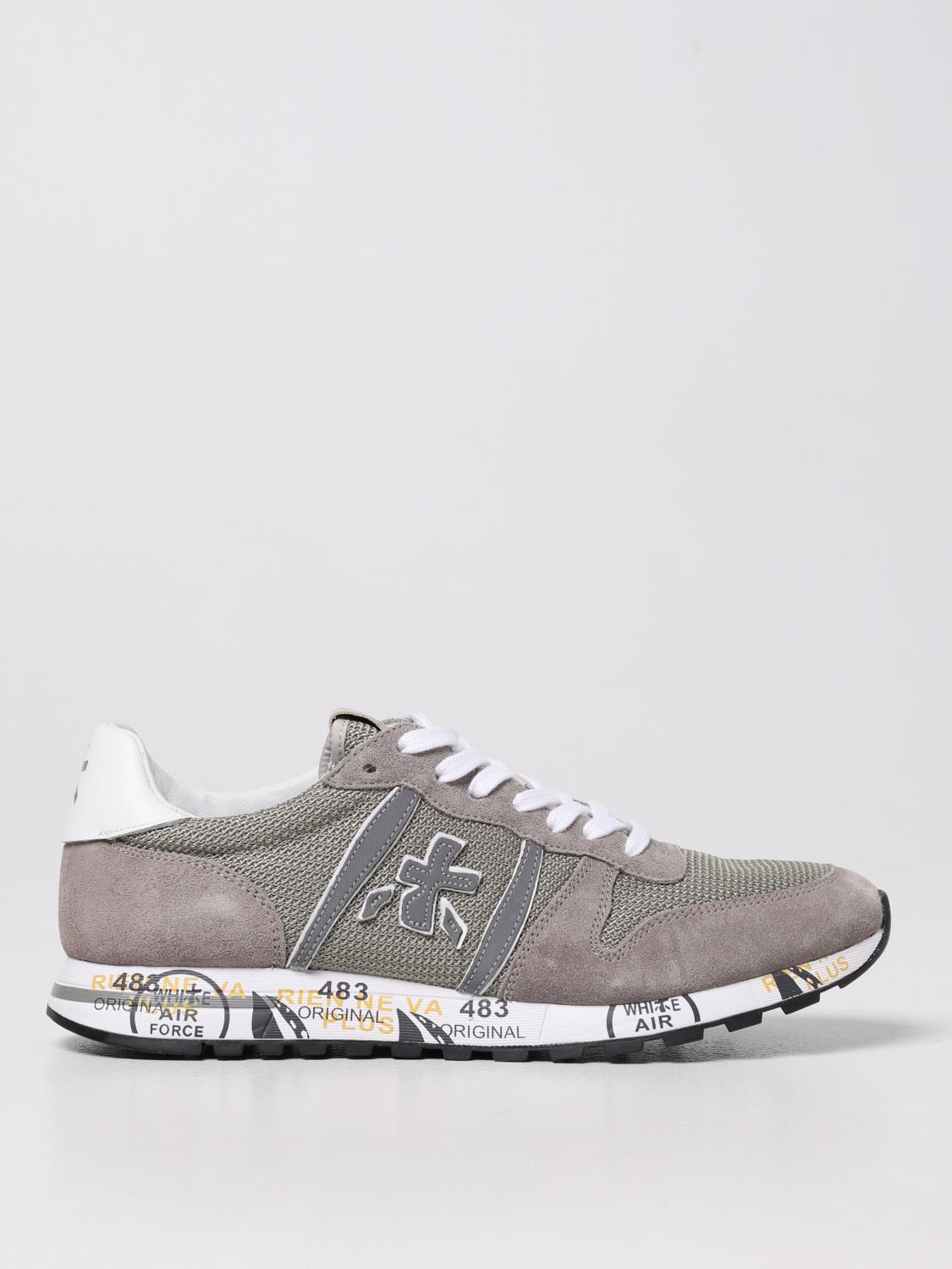 PREMIATA SNEAKERS: Sneakers Eric Premiata in nabuk, Grigio - Img 1