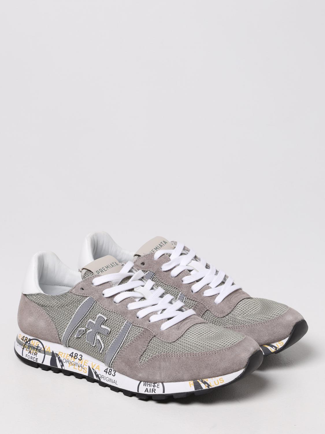 PREMIATA SNEAKERS: Sneakers Eric Premiata in nabuk, Grigio - Img 2