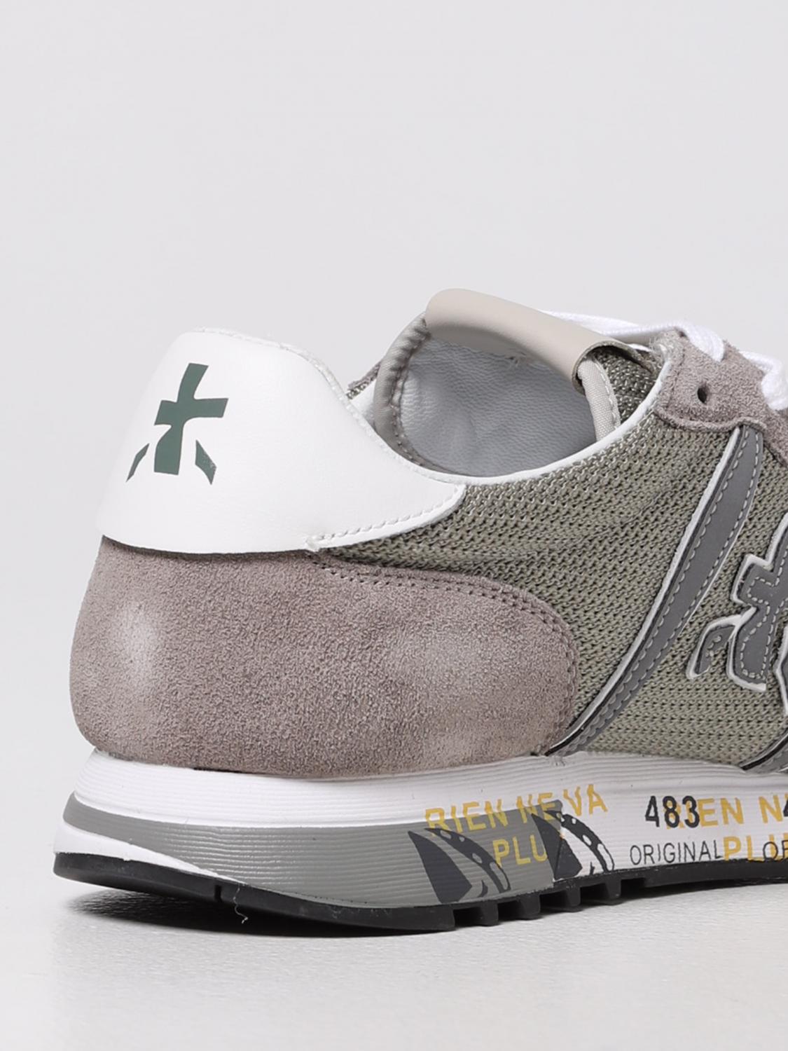 PREMIATA SNEAKERS: Sneakers Eric Premiata in nabuk, Grigio - Img 3