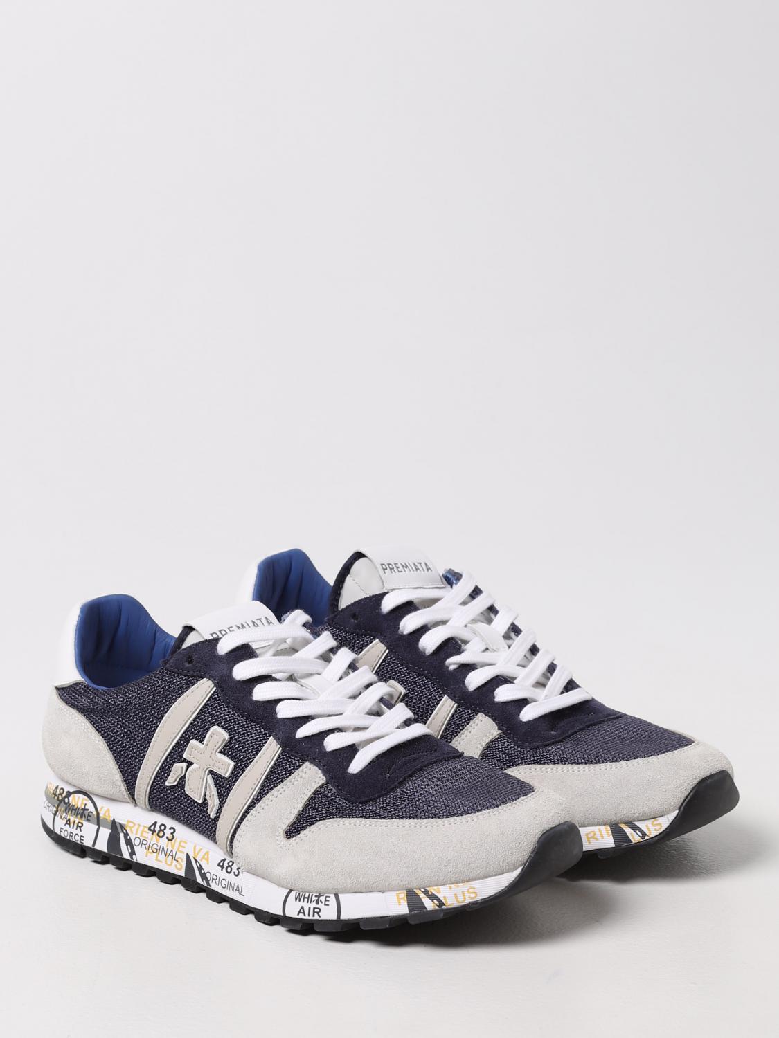 PREMIATA SNEAKERS: Sneakers Eric Premiata in nabuk, Blue 1 - Img 2