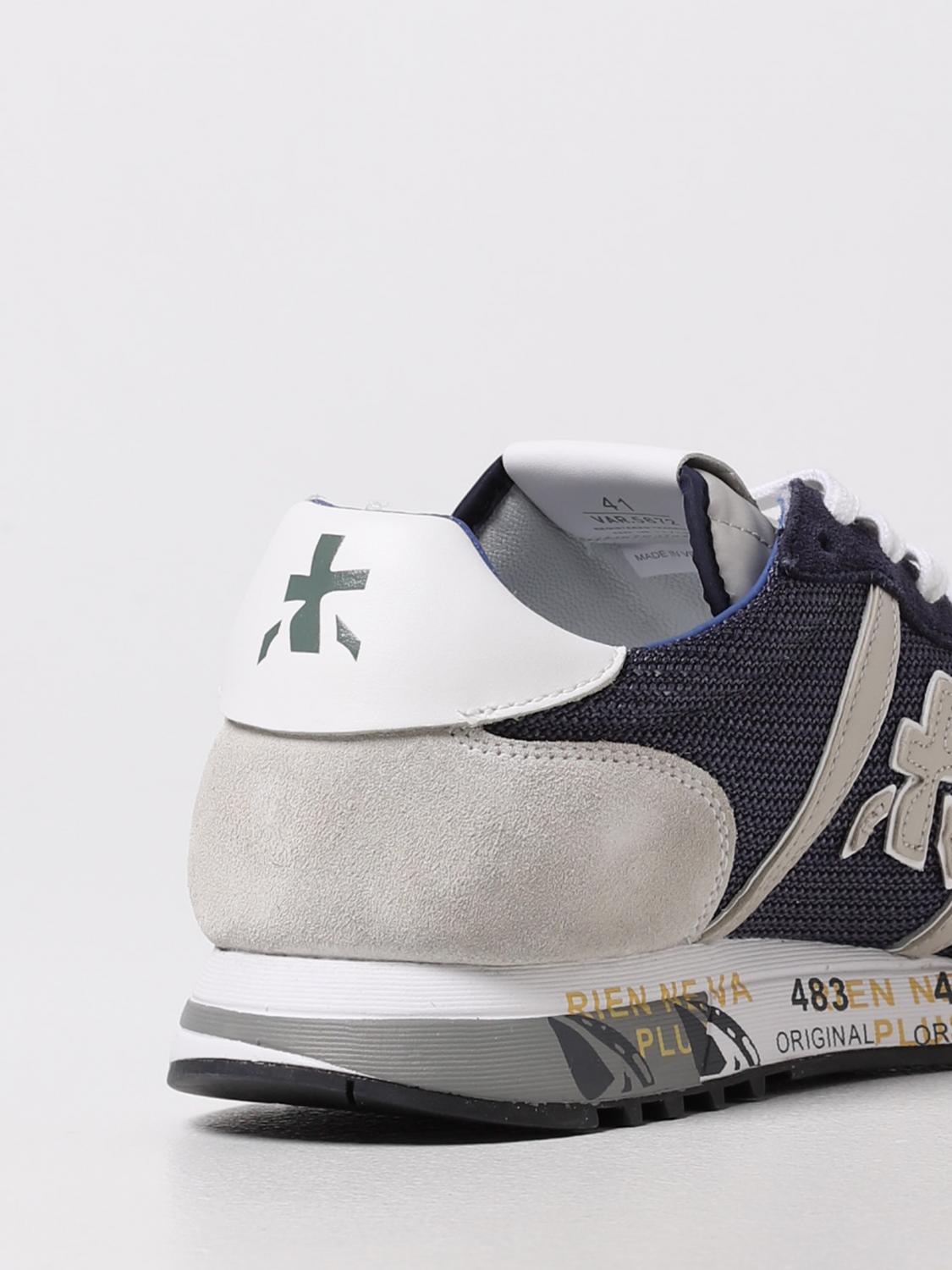 PREMIATA SNEAKERS: Sneakers Eric Premiata in nabuk, Blue 1 - Img 3