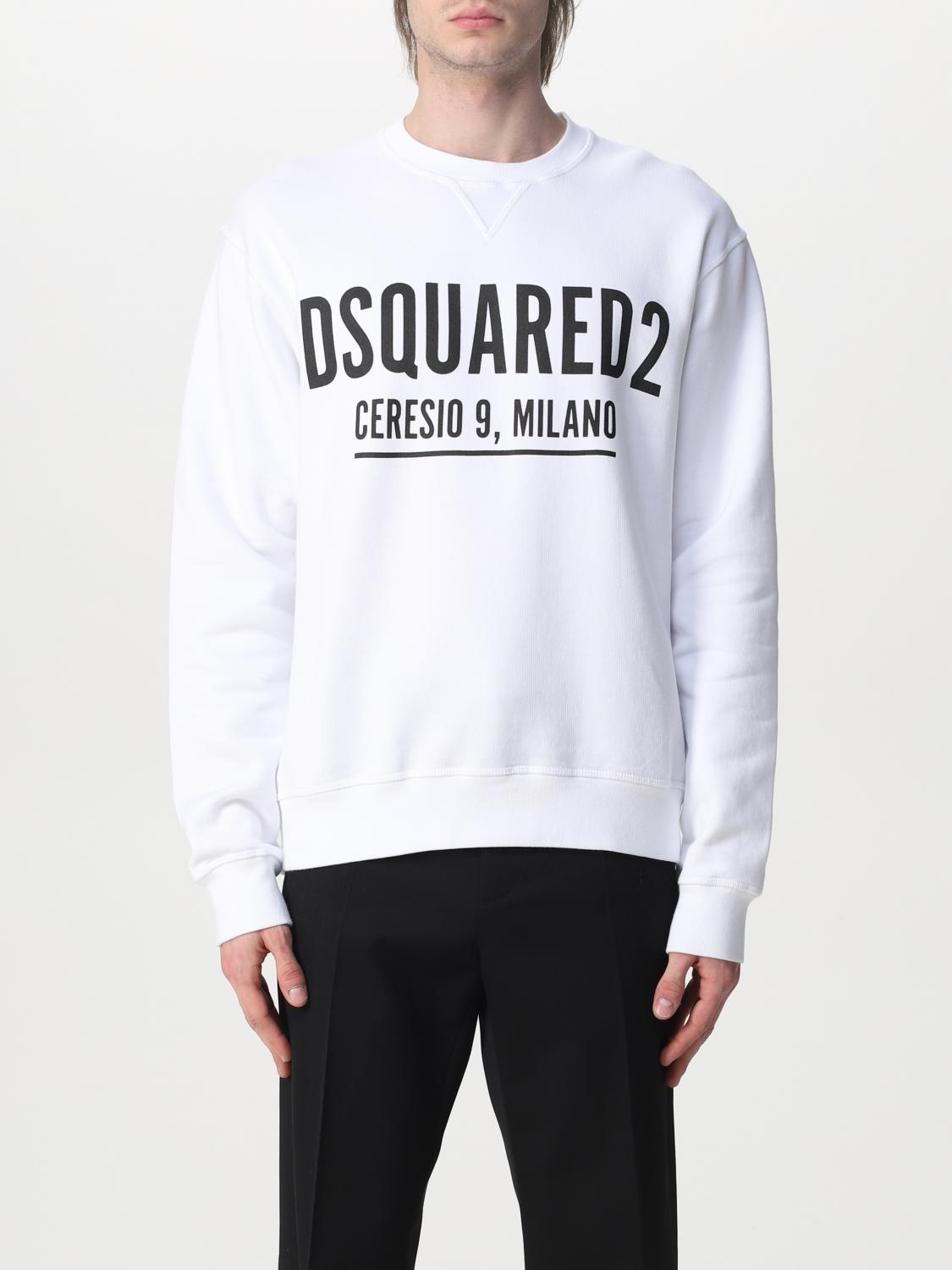 DSQUARED2: Ceresio 9 Milano T-shirt with logo print - White