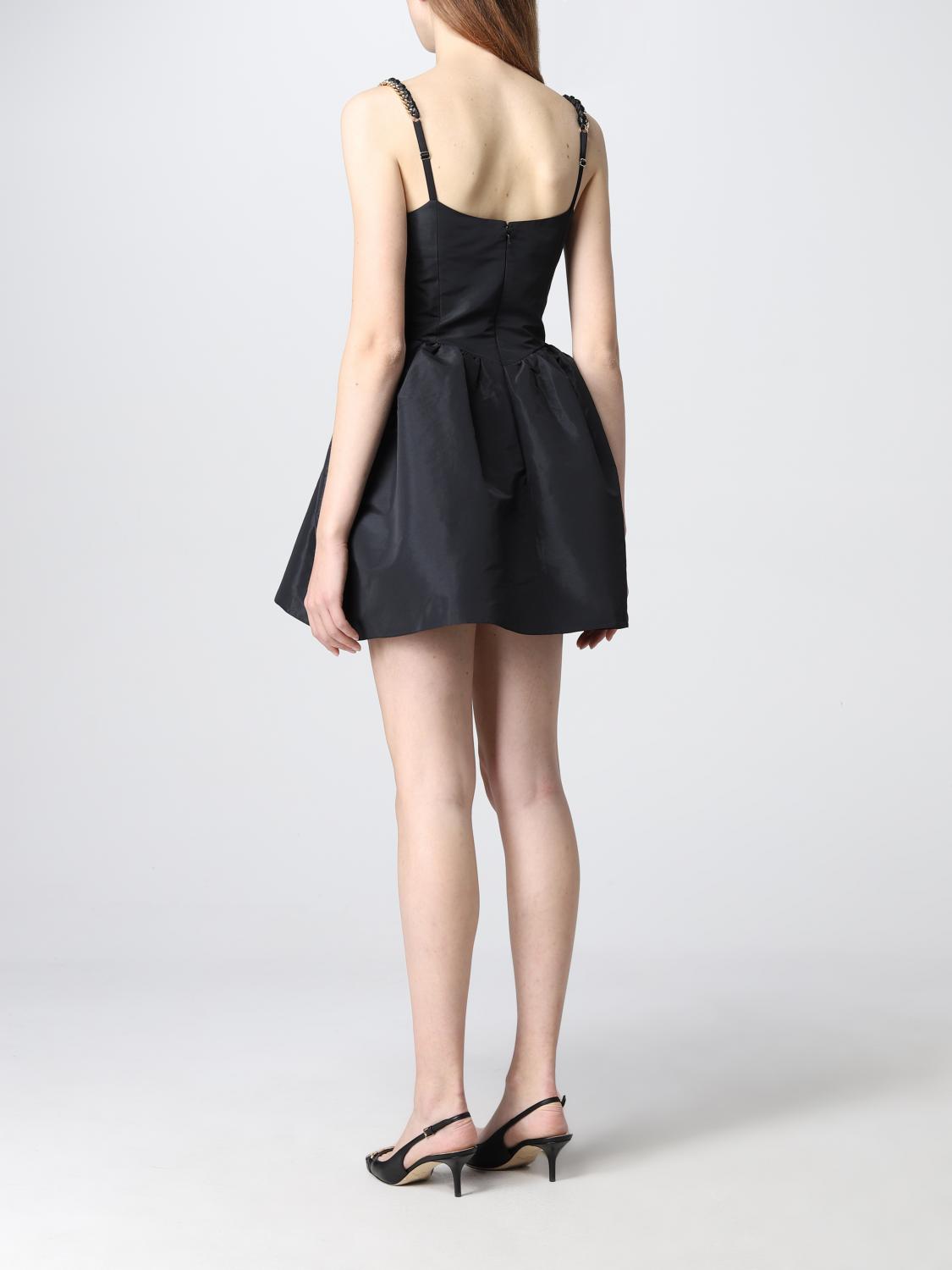 ELISABETTA FRANCHI KLEID: Elisabetta Franchi Damen Kleid, Schwarz - Img 2