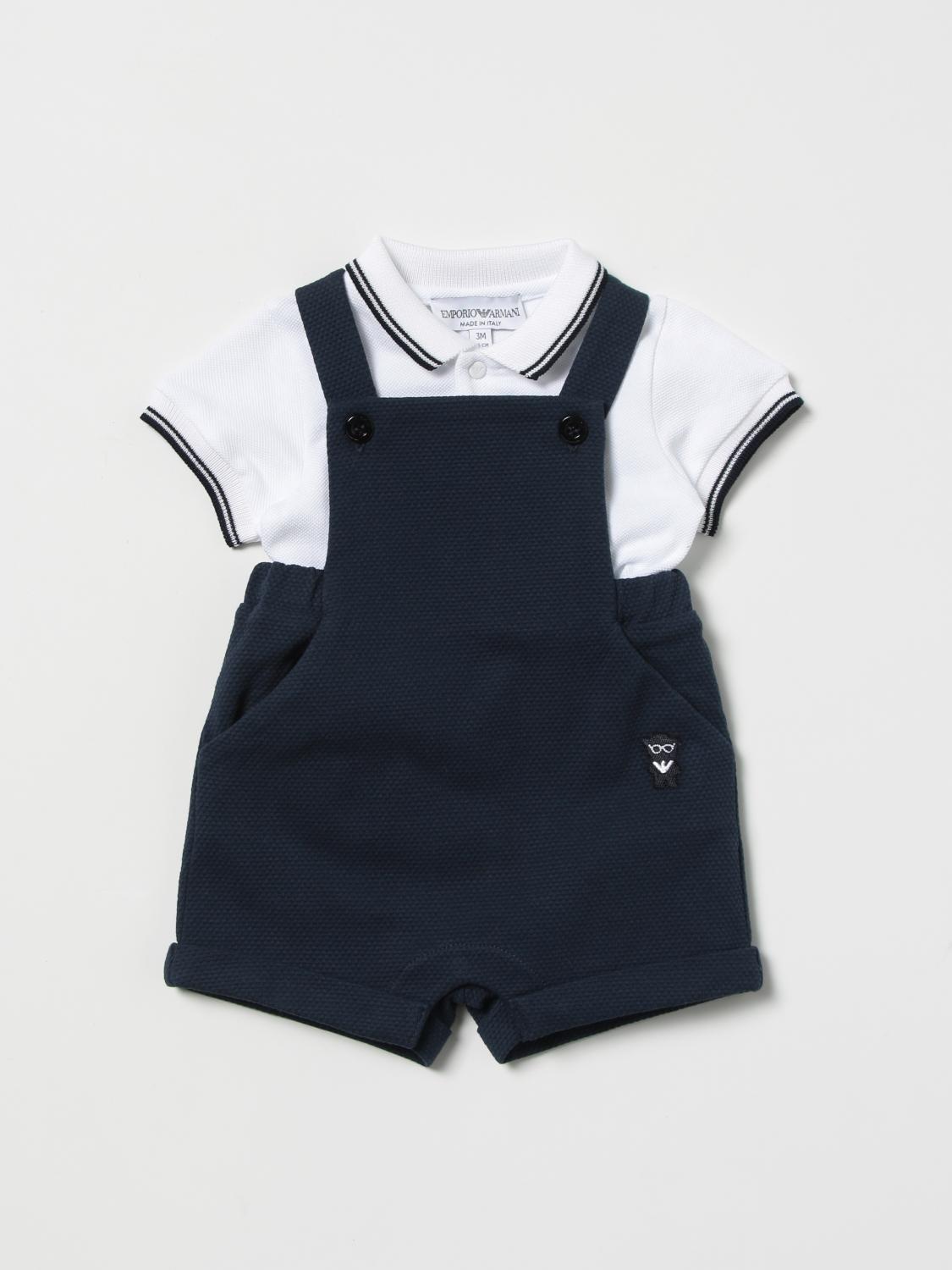 EMPORIO ARMANI：ジャンプスーツ 男の子 - ブルー | GIGLIO.COM