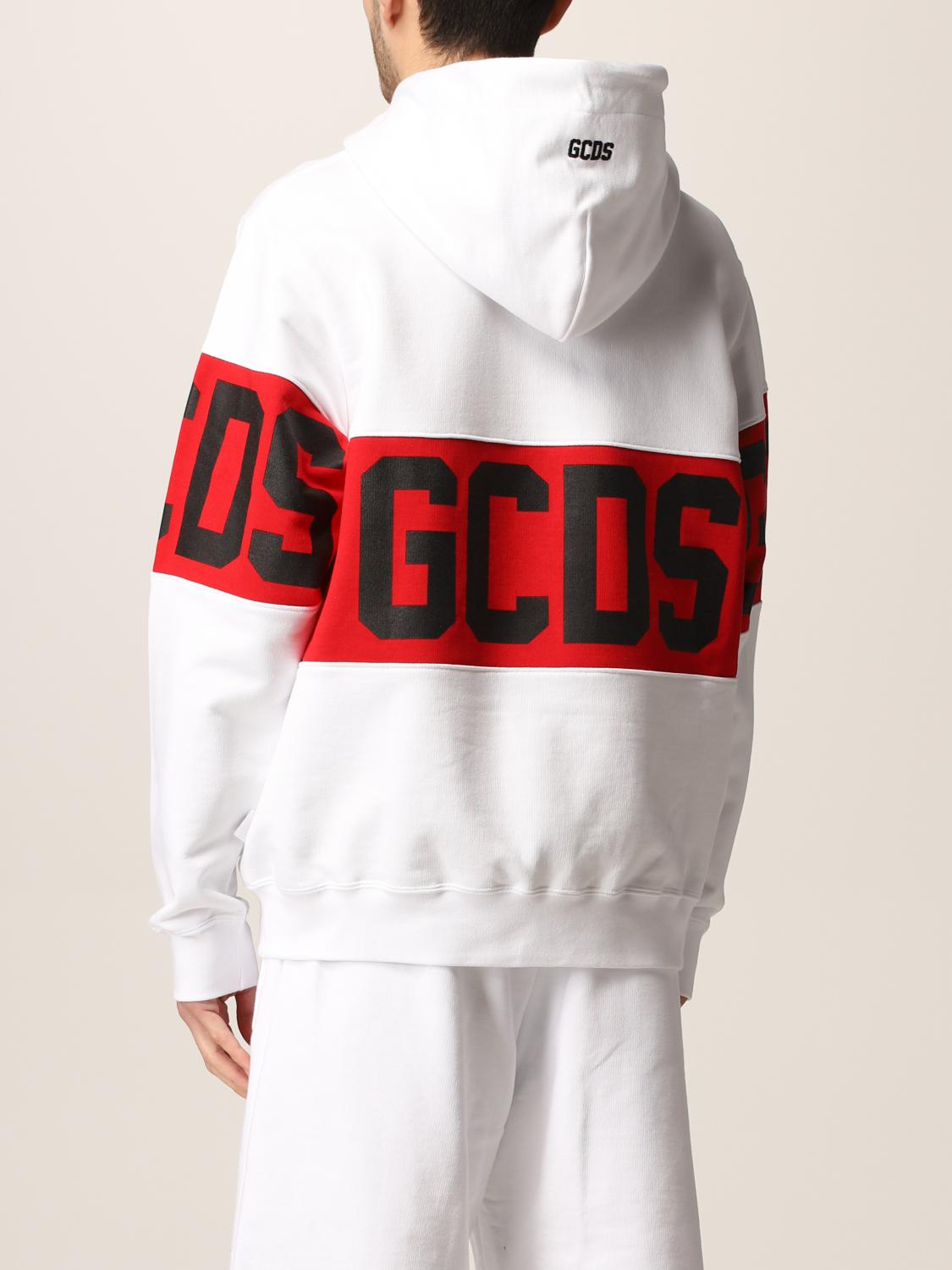 GCDS SWEATSHIRT: GCDS Herren Sweatshirt, Weiß - Img 3