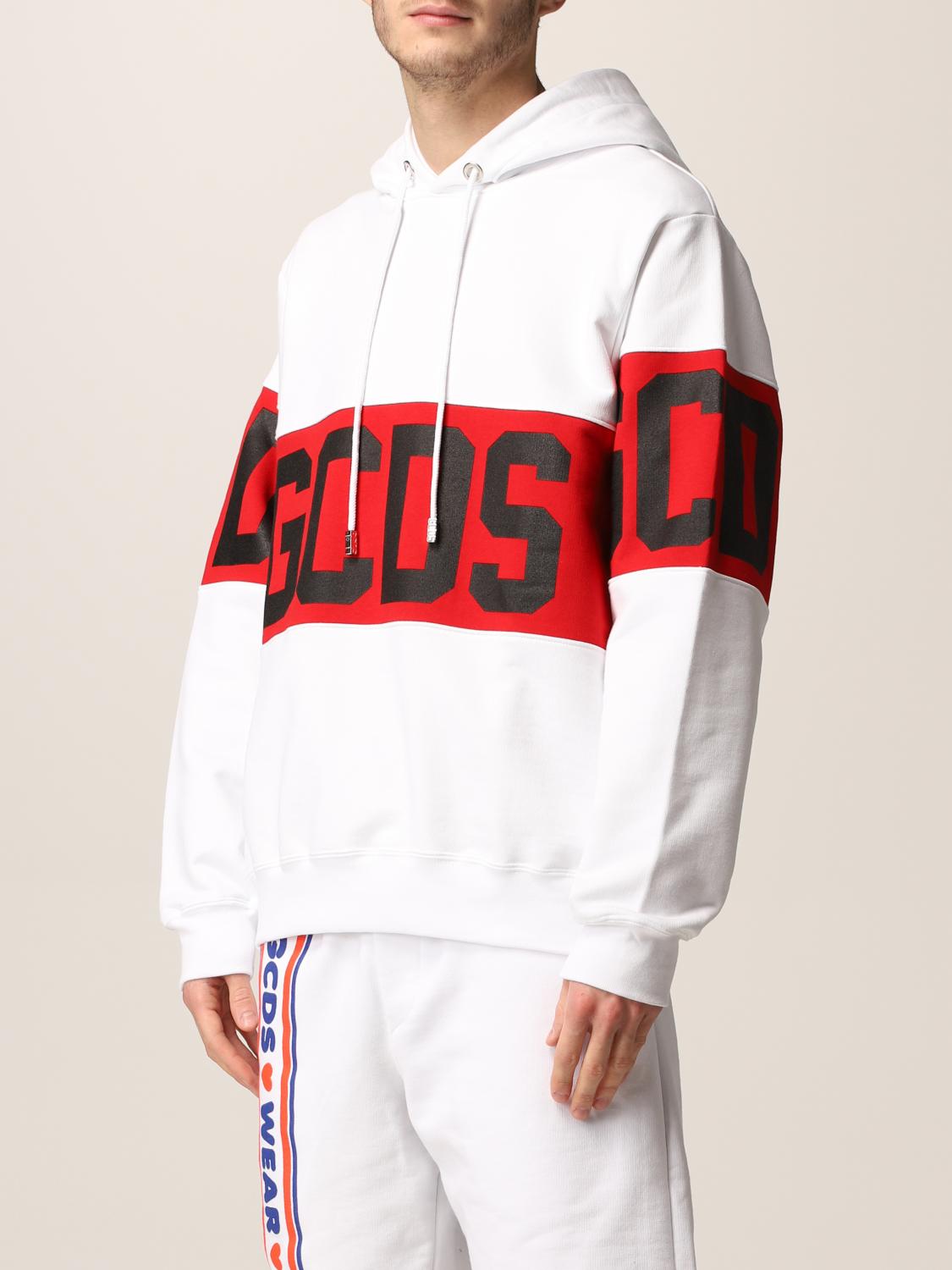 GCDS SWEATSHIRT: GCDS Herren Sweatshirt, Weiß - Img 4